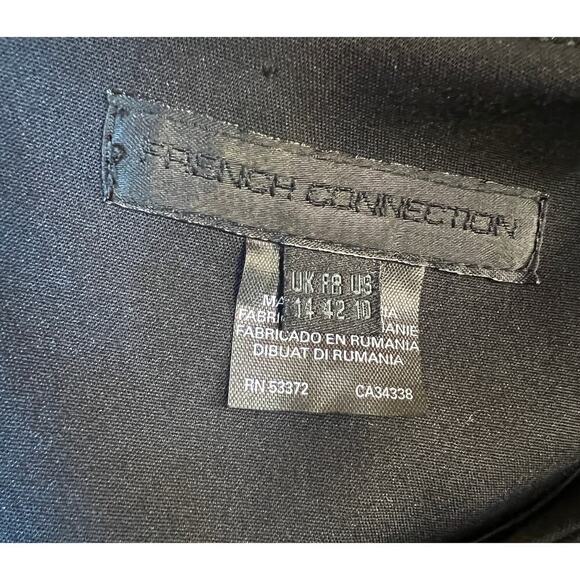 French Connection Milly Dress Sleeveless Lace Pleated Petticoat Pockets Size 10 - Picture 5 of 11